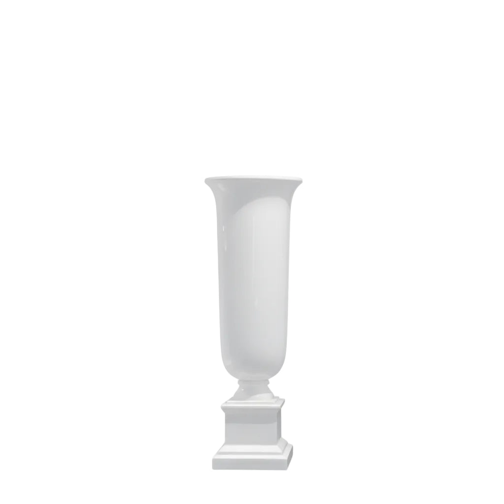 Chari Tapered Fiberglass Urn Floor Vase - Small