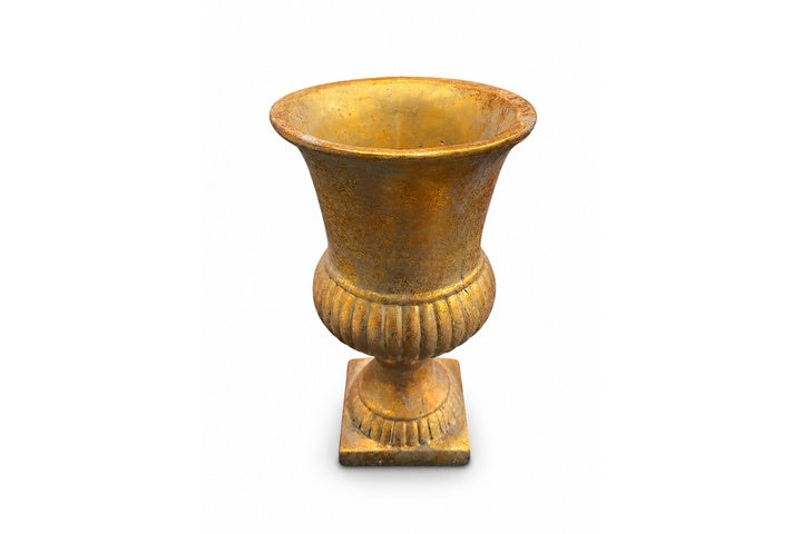 Dhriti Ribbed Pedestal Ceramic Vase