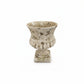 Nona Fluted Pedestal Cement Urn Planter