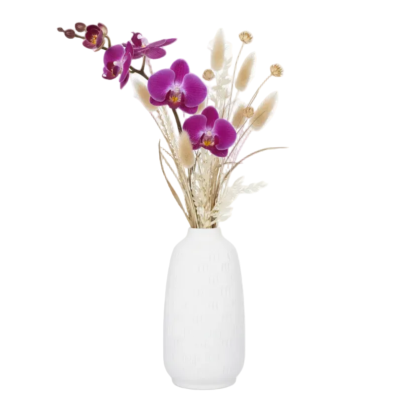 Trenley Triple Spike Design Ceramic Vase
