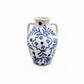 Dina Classic Chinoiserie Ceramic Handled Vase