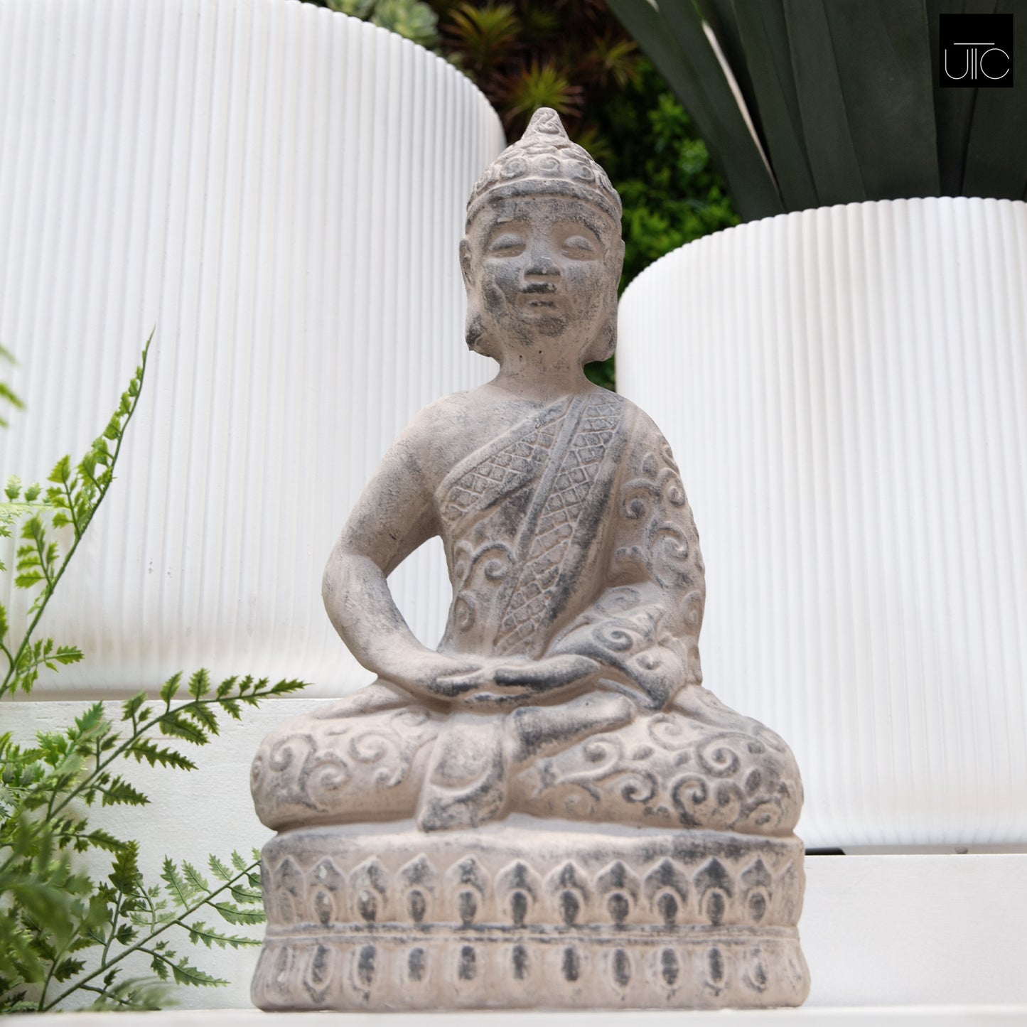 Veshar Lotus Base Dhyana Buddha Figurine