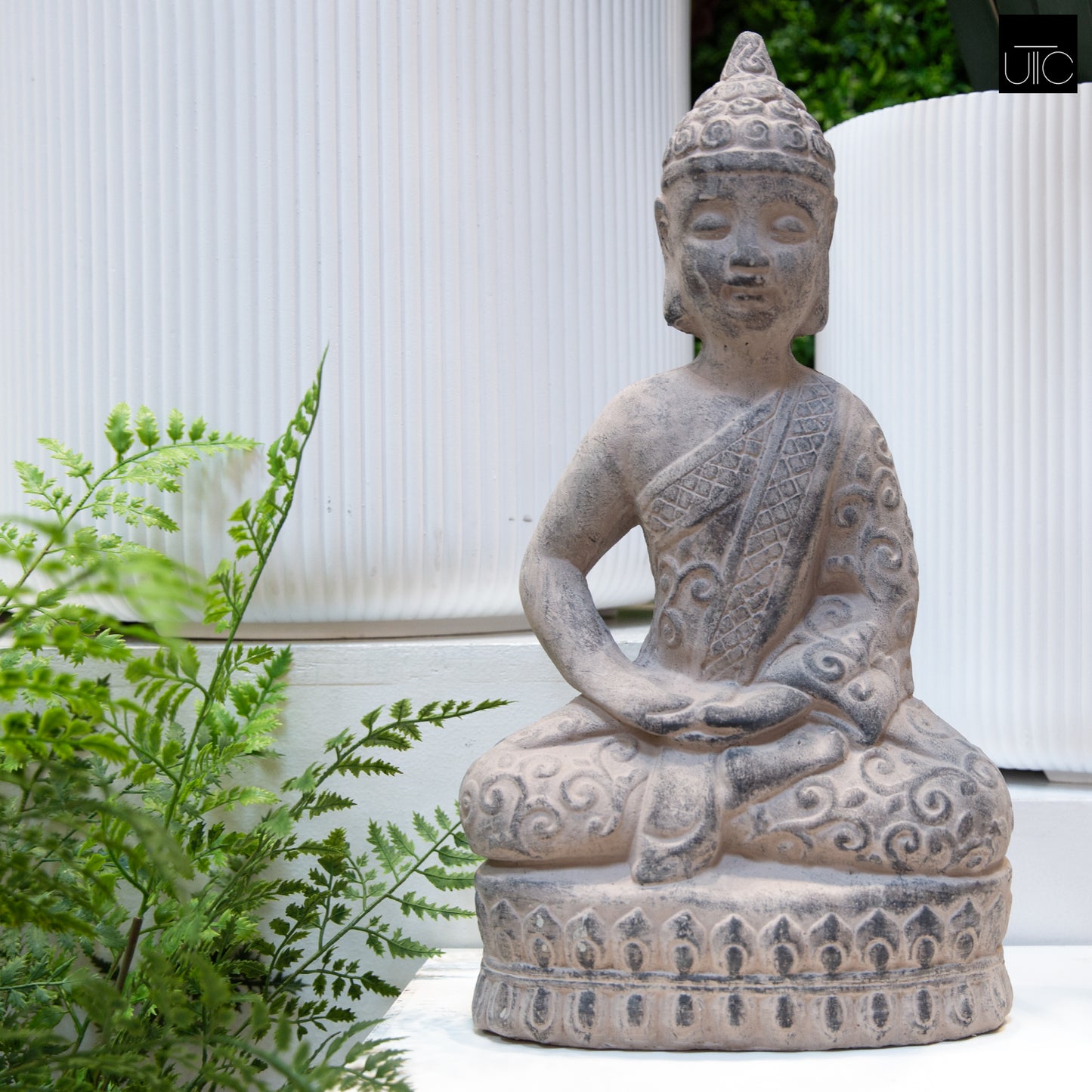 Veshar Lotus Base Dhyana Buddha Figurine
