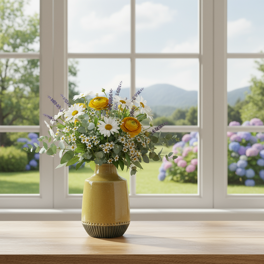 Astra Ceramic Round Vase