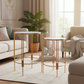 Lucy Metal Accent Table Set