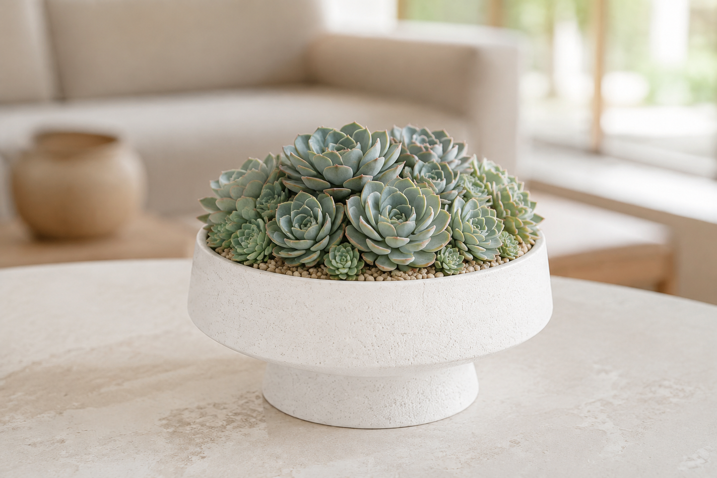 Mystique Ceramic Footed Bowl