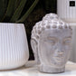 Navin Cement Buddha Head Sculpture