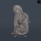 Inari Sitting Buddha Cement Figurine