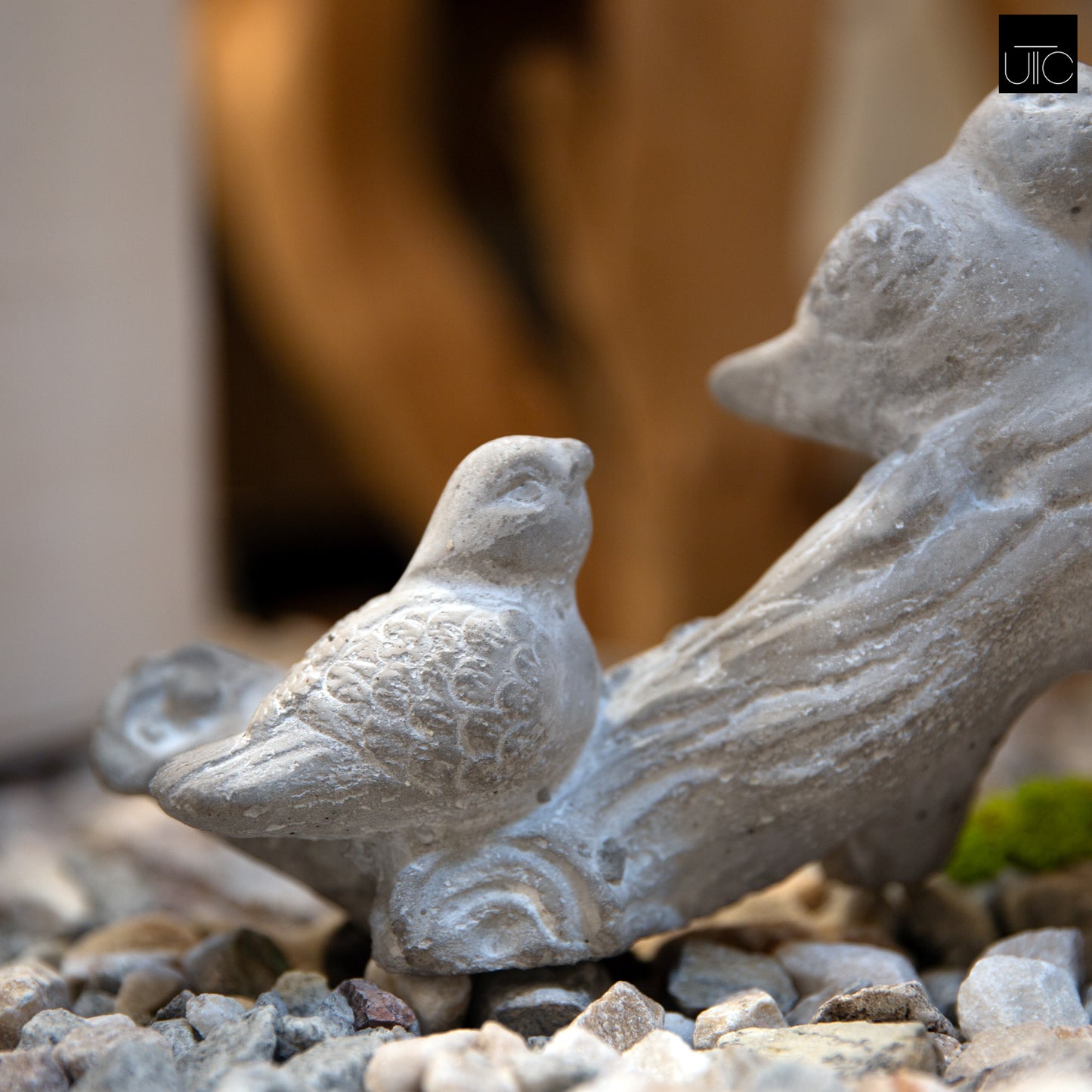 Frelora Cement Tree Branch Sculpture with Birds