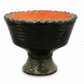 Fia Scalloped Ceramic Pedestal Planter