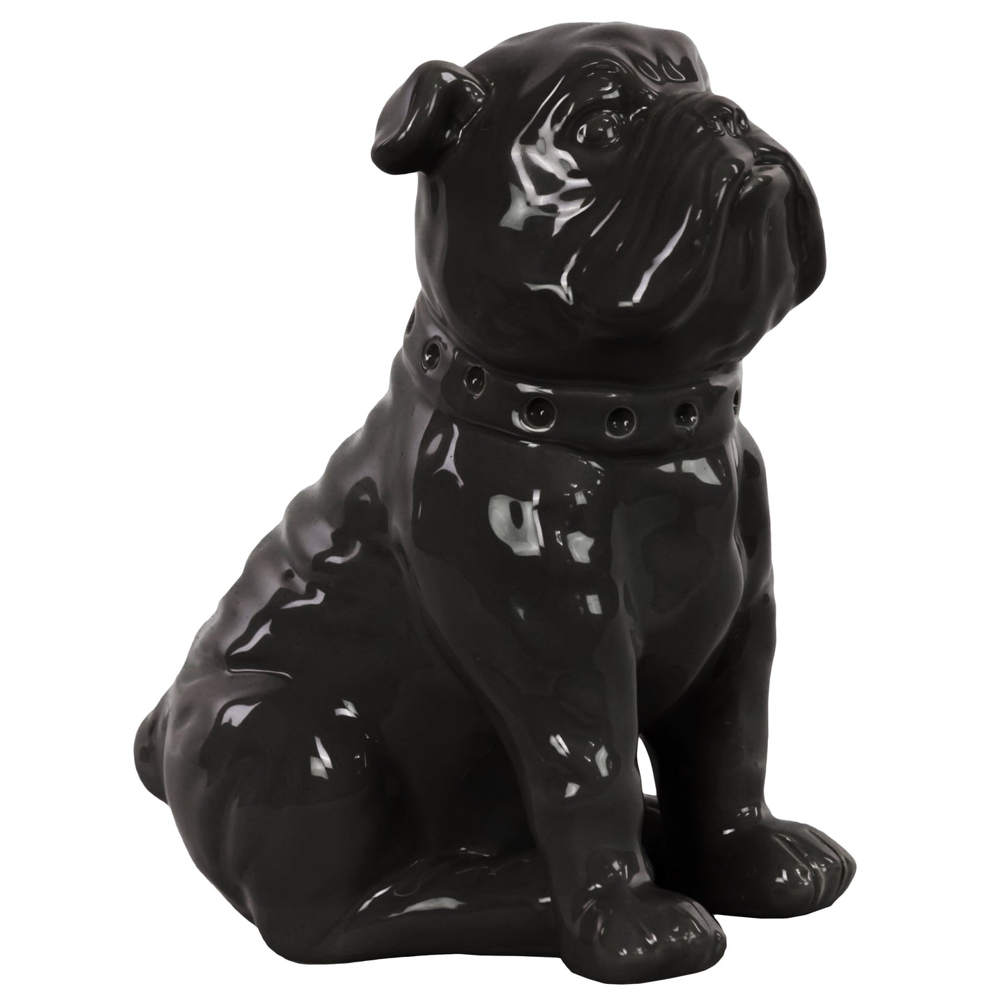 Hudson Glossy Bulldog Figurine