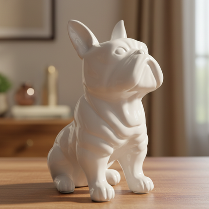 Suzanne Ceramic Sitting French Bulldog Figurine