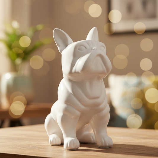 Suzanne Ceramic Sitting French Bulldog Figurine