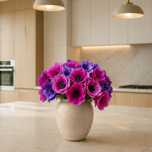 Ori Amphora-Style Textured Ceramic Vase