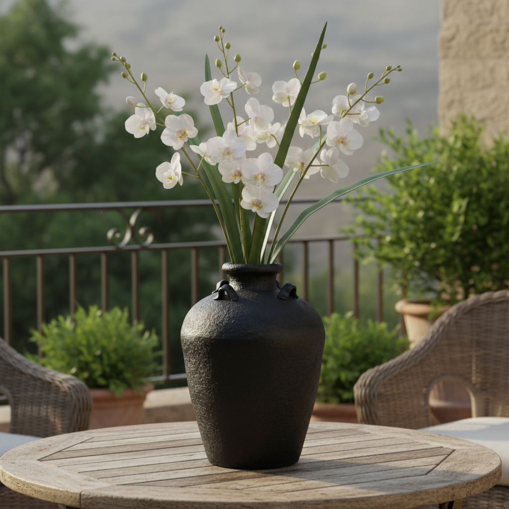 Rylee Fiberglass Decorative Planter