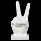 Xylah Ceramic "Peace" Hand Sign Tabletop Décor on Base