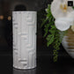 Mylan Abstract Embossed Ceramic Vase