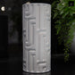 Mylan Abstract Embossed Ceramic Vase