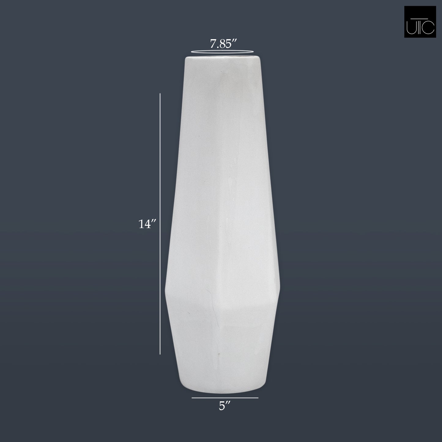 Kavrin Round Design Tapered Vase