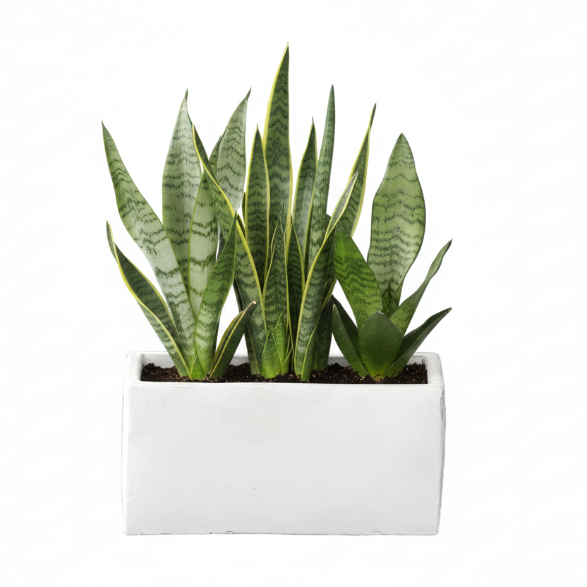 Vienne Rectangular Cement Pot