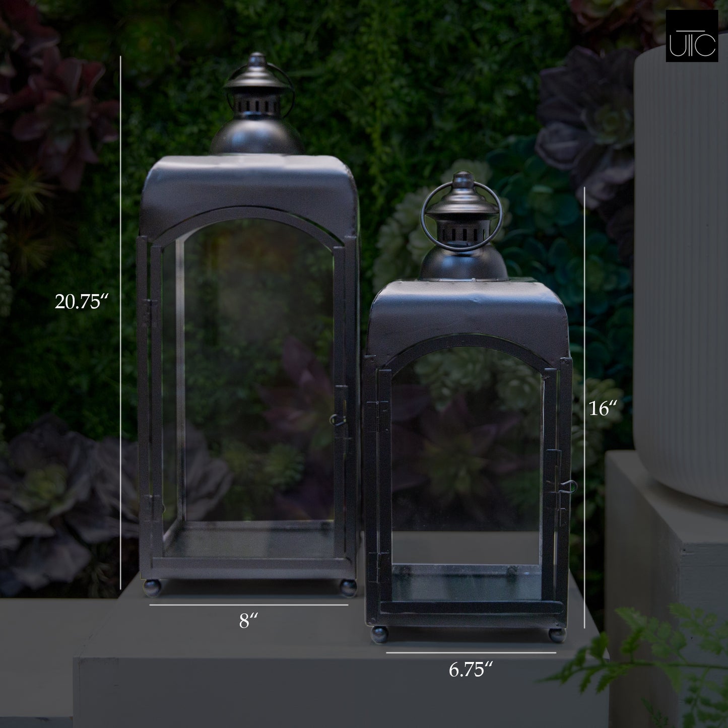 Claude Metal Lantern Set (Set of 2)