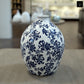 Vlada Chinoiserie Ginger Jar Style Ceramic Vase