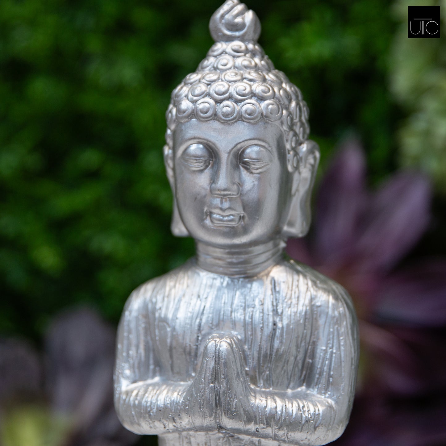 Tahlea Cement Praying Buddha in Kneeling Position