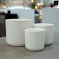 Firth Matte Ceramic Round Pots (Set of 3)