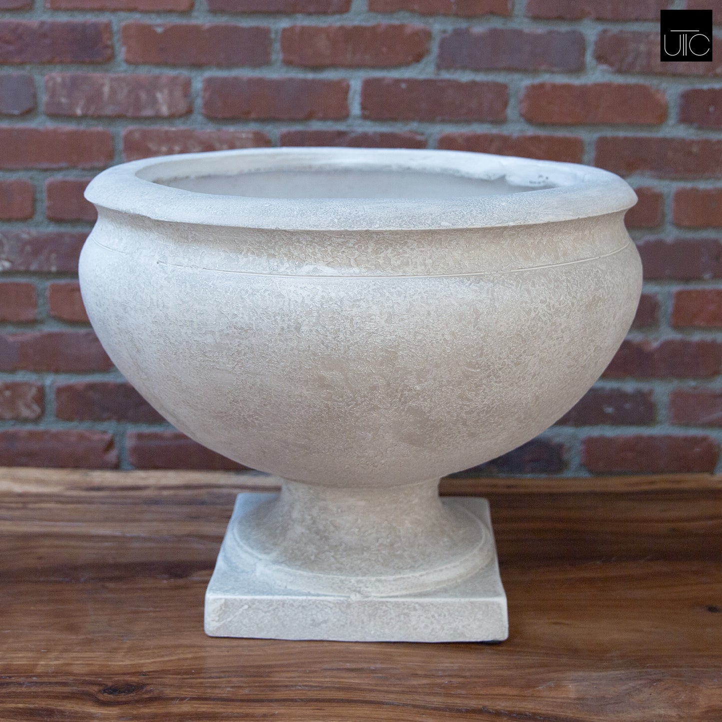 Nixie Classical Urn Bowl Planter with Pedestal Base