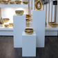 Rune Modern Fiberglass Display Pedestal Column