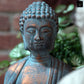 Serava Cement Meditating Buddha Figurine