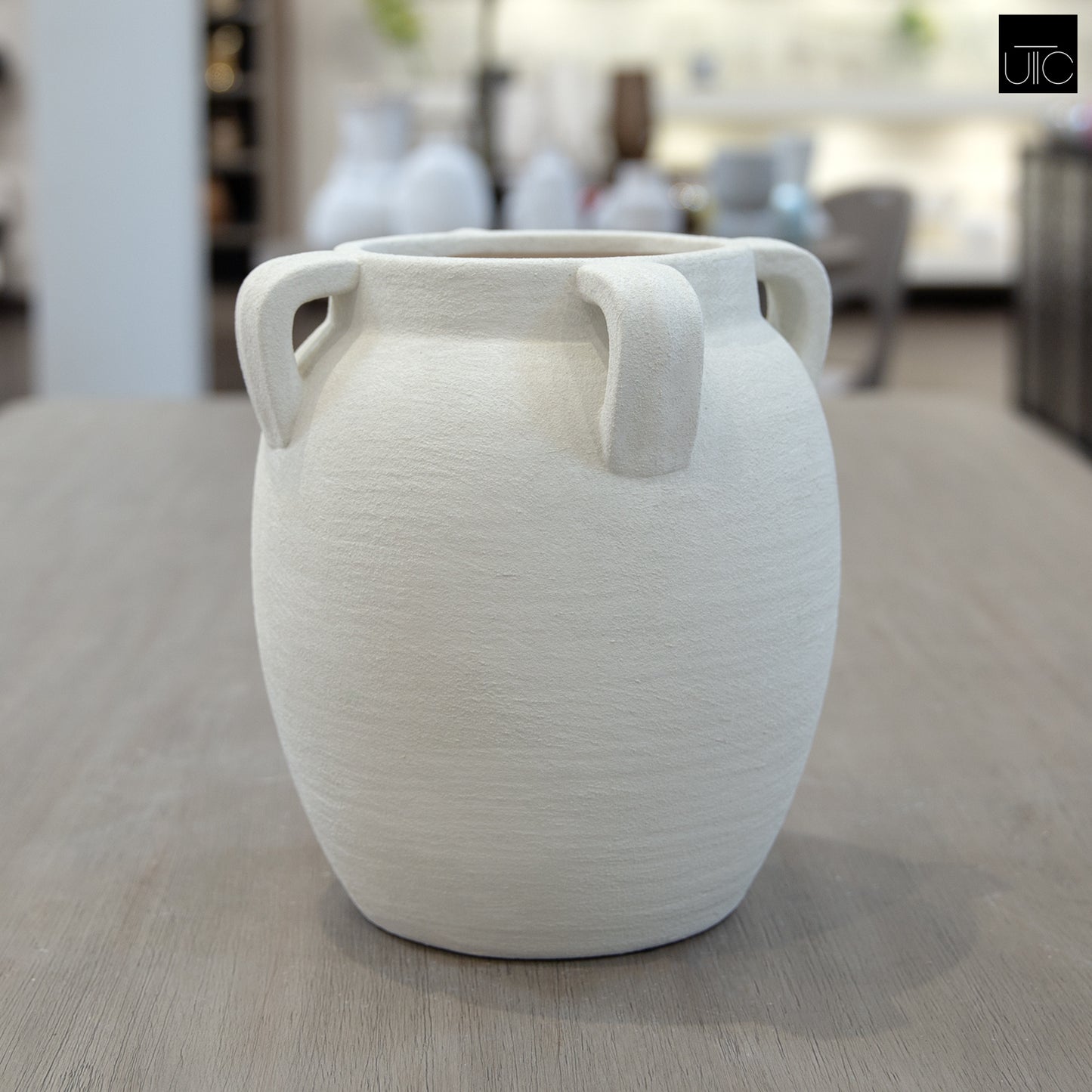 Aldora Multi-Handle Amphora Clay Jar