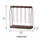 Oaklynn Metal Clustered Hanging Bud Vase Holder