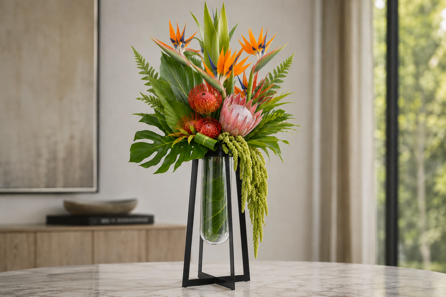 Corven Hanging Tube Vase Stand