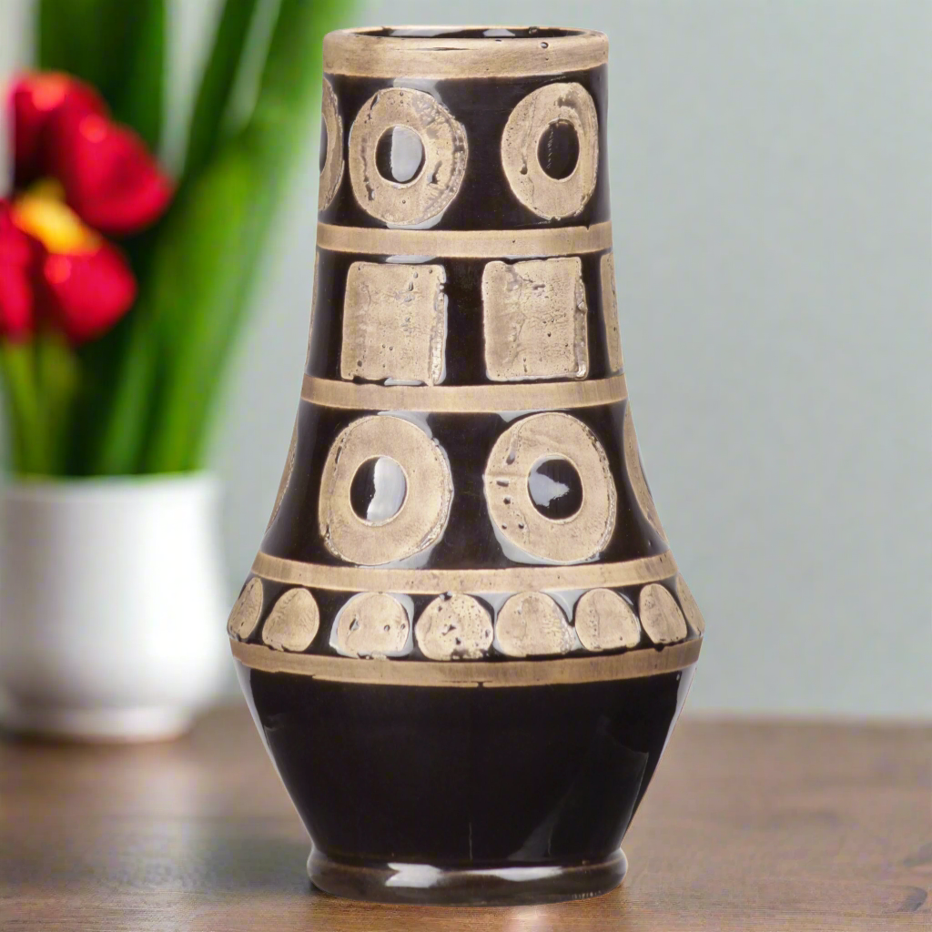 Torin Tribal Pattern Ceramic Vase