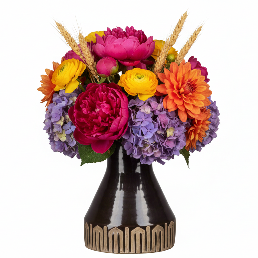 Ciro Tribal Band Ceramic Vase