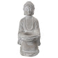 Vesric Kneeling Buddha Cement Figurines