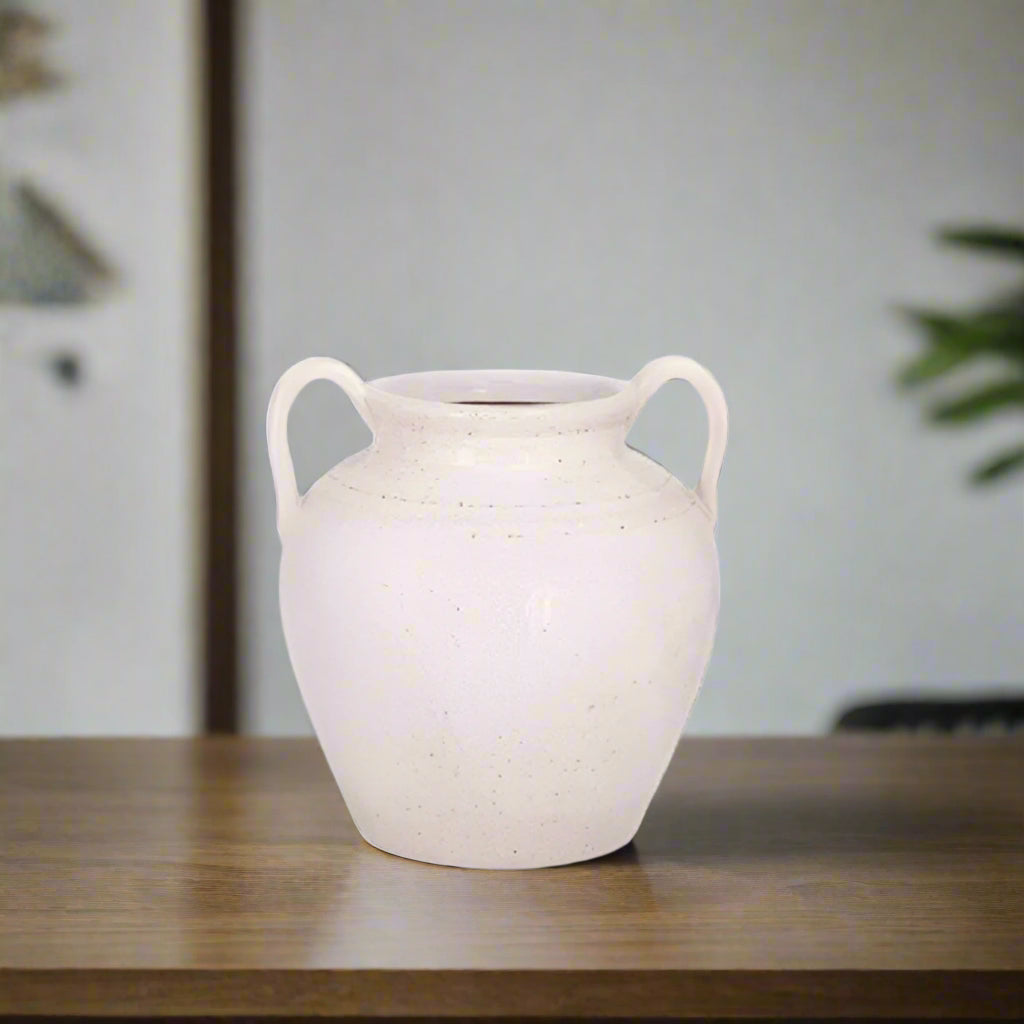 Avenelle Ceramic Vase with Side Handles