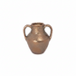 Dorli Ceramic Amphora Vase with Decorative Handles & Lava Texture