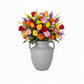 Finja Ceramic Amphora Vase with Lava Texture