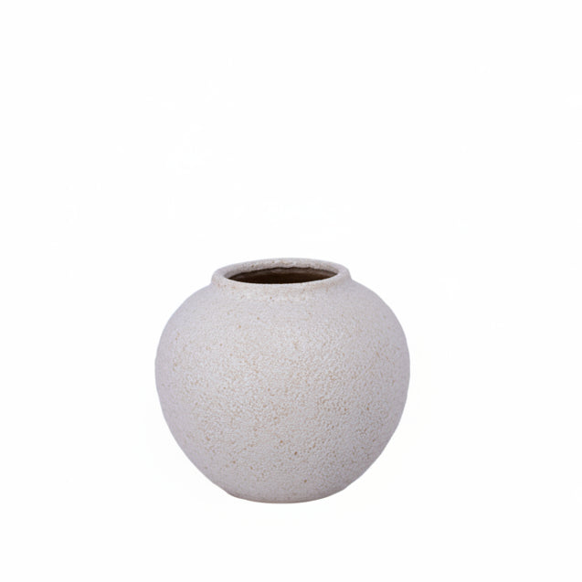 Cherith Ceramic Lava Texture Spherical Vase