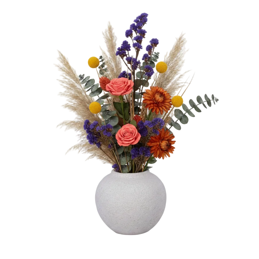 Cherith Ceramic Lava Texture Spherical Vase
