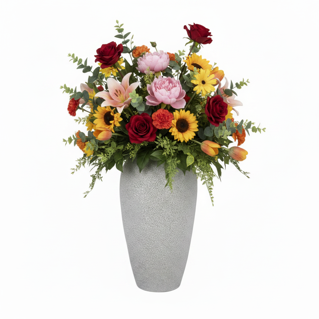 Cherith Ceramic Lava Texture Spherical Vase