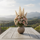 Cherith Ceramic Lava Texture Spherical Vase