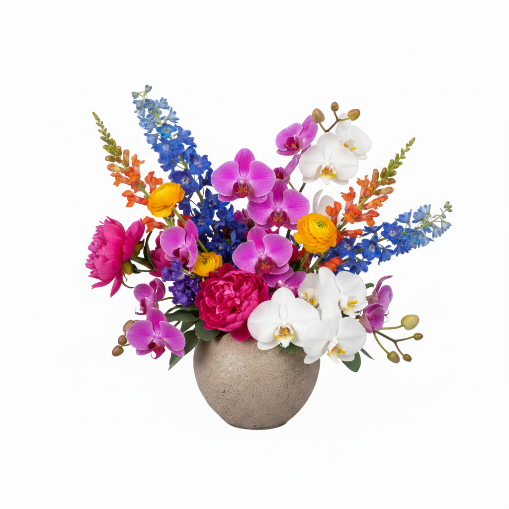 Cherith Ceramic Lava Texture Spherical Vase
