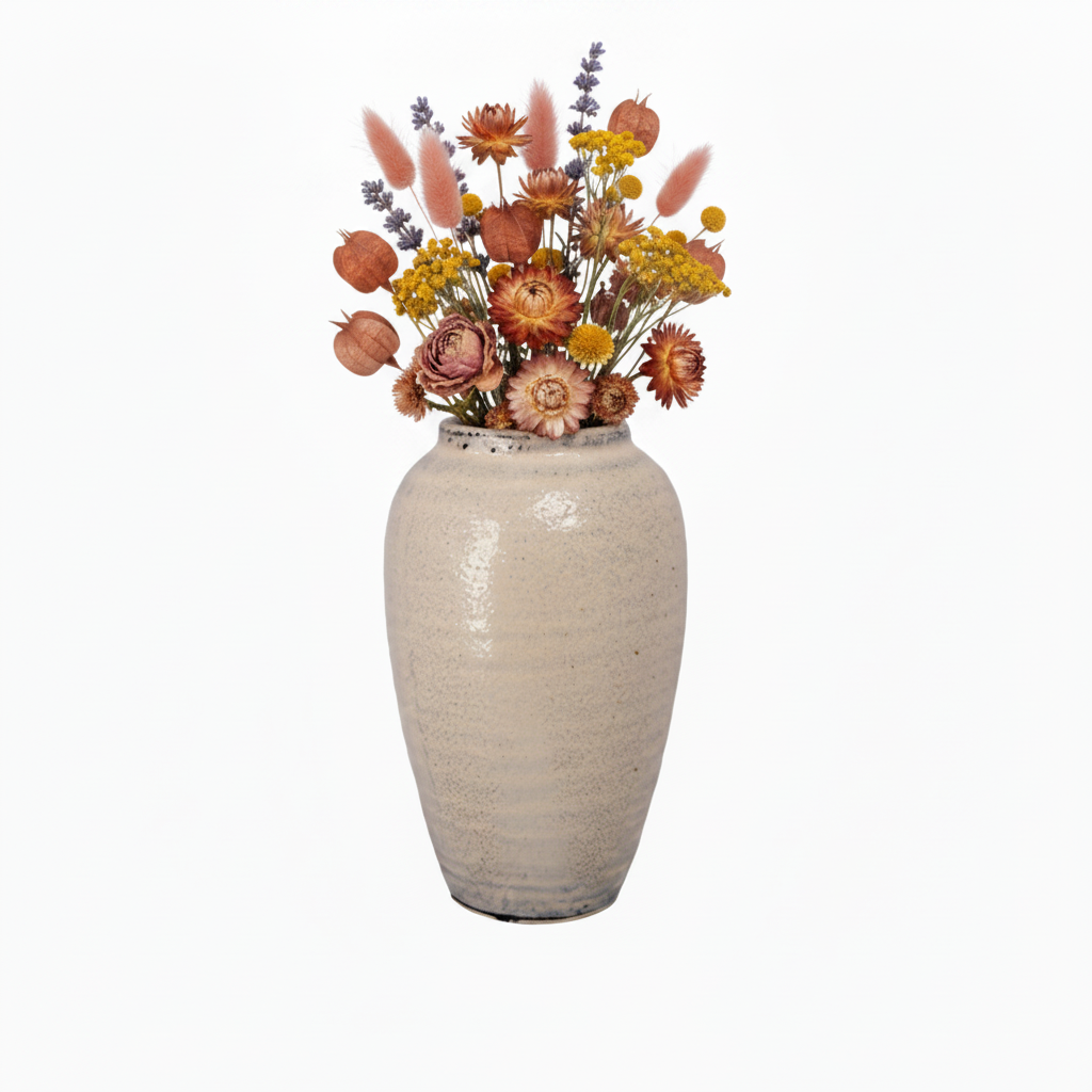 Cherith Ceramic Lava Texture Spherical Vase