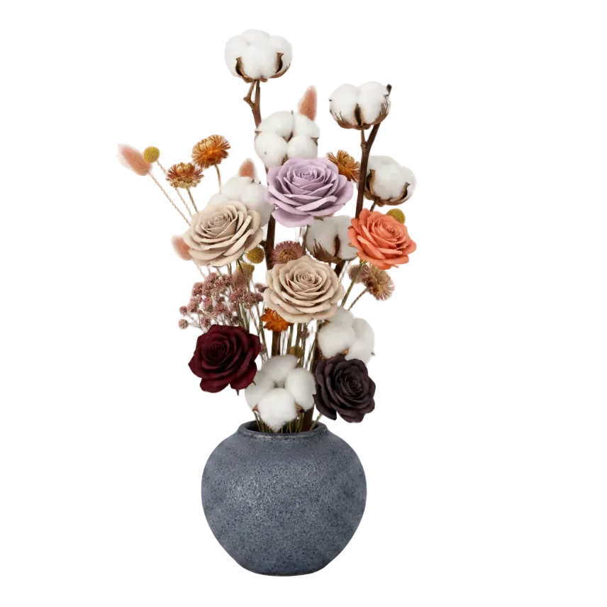 Cherith Ceramic Lava Texture Spherical Vase