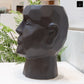 Bailey Cubic Pattern Ceramic Head Pot
