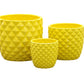 Tizze Diamond Planter Set (Set of 3)