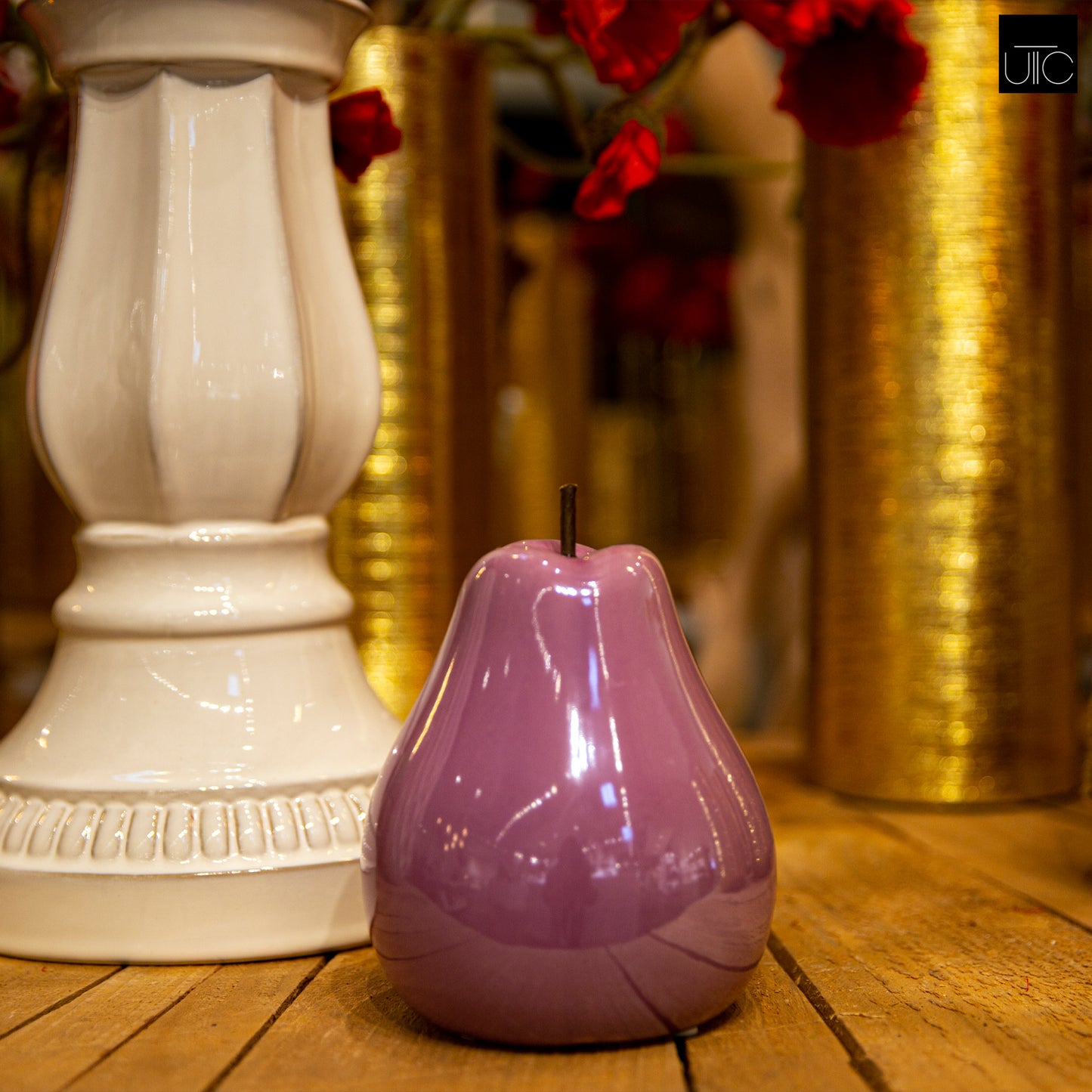 Rosie Ceramic Pear Decor